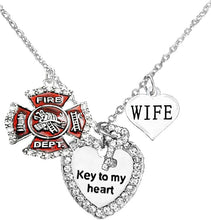 Firefighter's Wife Necklace, Hypoallergenic, Safe-Nickel, Lead, Cadmium Free