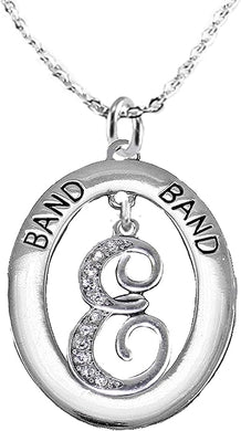 School Music Band Jewelry, Music, Orchestra Jewelry, Hypoallergenic Adjustable Necklace, Safe-Nickel, Lead And Cadmium Free (Crystal E)