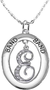 School Music Band Jewelry, Music, Orchestra Jewelry, Hypoallergenic Adjustable Necklace, Safe-Nickel, Lead And Cadmium Free (Crystal E)