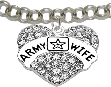 The Army Wife Hypoallergenic Bracelet, Safe-Nickel, Lead, Cadmium Free