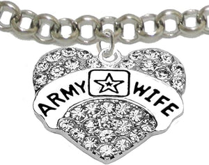 The Army Wife Hypoallergenic Bracelet, Safe-Nickel, Lead, Cadmium Free
