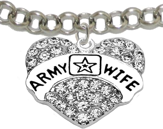 The Army Wife Hypoallergenic Bracelet, Safe-Nickel, Lead, Cadmium Free