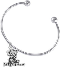 Firefighter, I Love My Firefighter, Genuine Crystal, Bracelet, Hypoallergenic, Safe-Nickel, Lead, Free