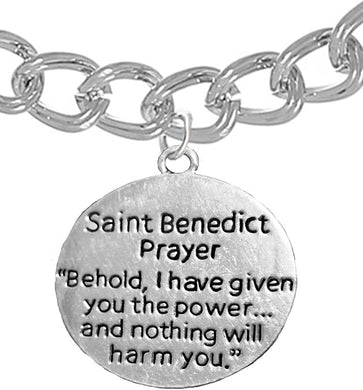 Saint Benedict Protect Me from Harm Prayer, from Evil, from The Devil. Nickle, Lead Cadmium Free
