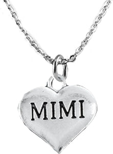 Mimi, She is Special, Show Her How Much You Love Her, Sterling Silver, Solid .925 Sterling, Not Plated Or Coated, 18 Inch Necklace, Charm, Nickel, Lead, Cadmium Free. Fast