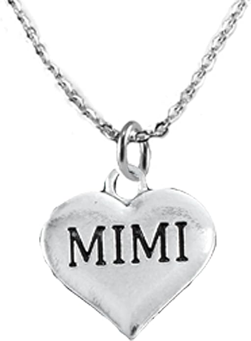 Mimi, She is Special, Show Her How Much You Love Her, Sterling Silver, Solid .925 Sterling, Not Plated Or Coated, 18 Inch Necklace, Charm, Nickel, Lead, Cadmium Free. Fast