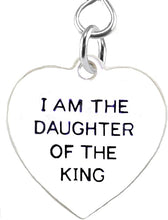 I Am The Daugther Of The King Heart Earrings, Safe-Nickel, Lead & Cadmium Free!