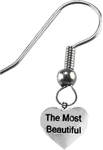 The Most Beautiful, Sterling Silver Solid .925 Sterling, Not Plated Or Coated. Fishhook Earrings, Charm-Nickel, Lead, Cadmium Free2020