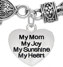 Message Jewelry, My Mom, My Joy, My Sunshine, My Heart, Bracelet, Hypoallergenic, Safe-Nickel, Lead, Free