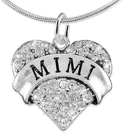 Mimi Charm Necklace Adjustable, Hypoallergenic, Safe-Nickel, Lead & Cadmium Free!