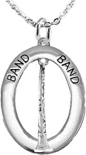 Band Clairinet Player Hypoallergenic Adjustable Necklace, Safe-Nickel, Lead Free