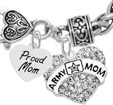 The Proud Mom, Army Mom Hypoallergenic Bracelet, Safe-Nickel, Lead, Cadmium Free