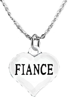 Fiance, She is Special, Show Her How Much You Love Her, Sterling Silver, Solid .925 Sterling, Not Plated Or Coated, 18 Inch Necklace, Charm, Nickel, Lead, Cadmium Free. Fast,