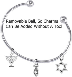 Messanic Christian Bracelet, Hypoallergenic, Safe-Nickel, Lead, Cadmium Free, Adjustable Bracelet