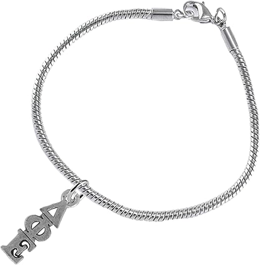 Delta Phi Epsilon-Licensed Sorority Jewelry Manufacturer, Adjustable Bracelet, Hypoallergenic, Safe-No Nickel, No Lead, And No Poisonous Cadmium