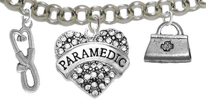 Paramedic, EMT, Adjustable Charm Bracelet, Hypoallergenic, Safe-Nickel, Lead, Free