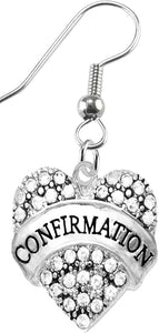 The Perfect Gift Confirmation Hypoallergenic Earring, Safe-Nickel, Lead & Cadmium Free!