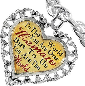 Memaw Heart Charm Bracelet Hypoallergenic, Safe, Nickel, Lead & Cadmium Free!