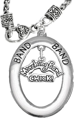 Marching Band Chick, Hypoallergenic Adjustable Necklace, Safe-Nickel, Lead and Cadmium Free