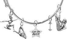 " Can Do -Spirit ", Gym Exercise, Adjustable Miracle Wire Bracelet, Hypoallergenic Safe, No Nickel, Lead, Or Poisonous Cadmium In Bracelet-It Is What You Do Not See That Matters™