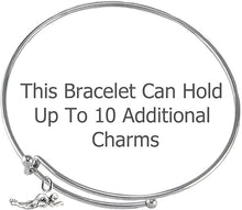 Team Mom, Swimming, Adjustable Charm Bracelet, Hypoallergenic, Safe-Nickel Free, No Poisonous Lead Or Cadmium