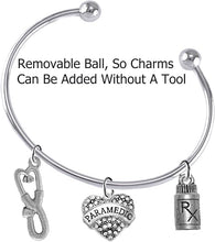 Paramedic, Add-A-Charm Bracelet, Hypoallergenic, Safe-Nickel, Lead, Free