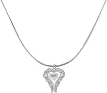 Guardian Angel, Heart (Love) Shaped Wings for Mimi Necklace, Adjustable, Hypoallergenic, Safe-Nickel, Lead, Free
