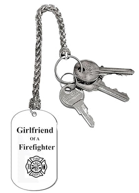 Girlfriend Of A Firefighter.Beautiful Antique Wheat Key Chain.Eight Inches Long.Will Not Get Lost In Your Purse. What A Wonderful Gift For Yourself, Or Someone Special