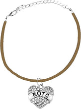 ROTC, Adjustable Brown Suede Bracelet, Hypoallergenic Safe-Nickel, Lead And Cadmium Free