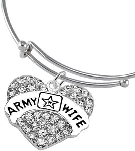 The Army Mom Hypoallergenic Adjustable Bracelet, Safe-Nickel, Lead, Cadmium Free