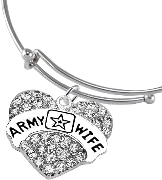 The Army Mom Hypoallergenic Adjustable Bracelet, Safe-Nickel, Lead, Cadmium Free