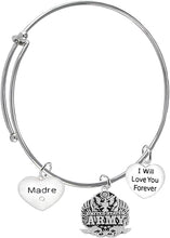 Madre, I Will Love You Forever, Army Hypoallergenic, Safe-Nickel Free, No Poisonous Lead Or Cadmium