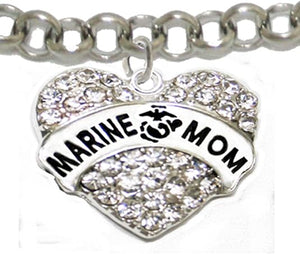 The Marine Mom Hypoallergenic Bracelet, Safe-Nickel, Lead, Cadmium Free