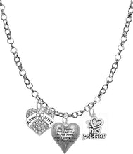 Army Wife, My Soldier, God Has You in His Arms and I Have You in My Heart, Adjustable Necklace, Hypoallergenic Safe, No Nickel, Lead, Or Poisonous Cadmium