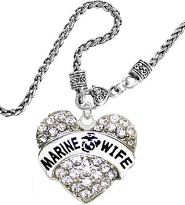 The Marine Wife Hypoallergenic Necklace, Safe-Nickel, Lead, Cadmium Free