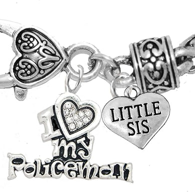 Policeman's, I Love My Policeman, Little Sis, Hypoallergenic, Safe-Nickel, Lead, Free
