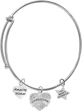 Caregiver, Nurse, RN, LPN, You Made A Difference, Amazing Women Miracle Wire Bracelet, Hypoallergenic, Safe-Nickel, Lead, Free