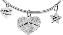 Caregiver, Nurse, RN, LPN, You Made A Difference, Amazing Women Removable Ball Bracelet, Hypoallergenic, Safe-Nickel, Lead, Free