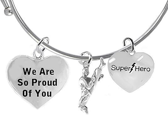 Martial Arts, Kickboxing Jewelry, Karate Jewelry, Super Hero, We Are So Proud Of You, 