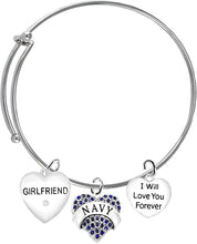 Navy Girlfriend, I Will Love You Forever, Hypoallergenic, Safe-Nickel Free, No Poisonous Lead Or Cadmium