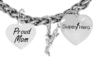 Martial Arts, Kickboxing Jewelry, Karate Jewelry, Super Hero, Proud Mom," Martial Arts Jewelry" Hypoallergenic, Safe-Nickel, Lead Free