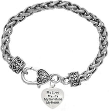 Message Jewelry, My Love, My Joy, My Sunshine, My Heart, Hypoallergenic, Safe-Nickel, Lead, Free