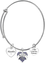 Abuela Navy, I Will Love You Forever, Hypoallergenic, Safe-Nickel Free, No Poisonous Lead Or Cadmium