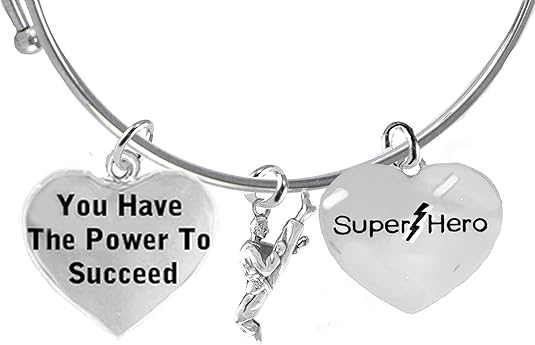 Martial Arts, Kickboxing Jewelry, Karate Jewelry, Super Hero, You Have The Power To Succeed, 