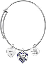 Mom, I Will Love You Forever, Army Hypoallergenic, Safe-Nickel Free, No Poisonous Lead Or Cadmium