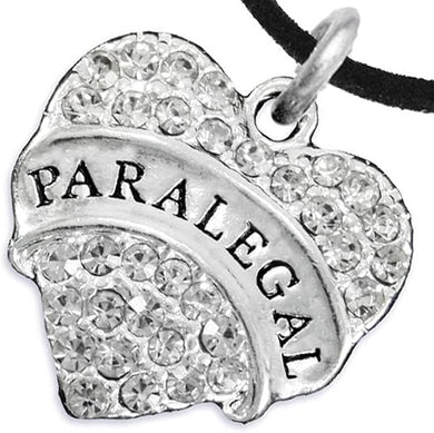 Paralegal Adjustable Heart Charm Necklace Hypoallergenic, Safe, Nickel, Lead & Cadmium Free!