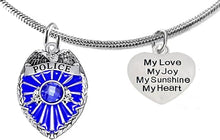 Policeman's, My Love, My Joy, My Sunshine, My Heart, Adjustable Necklace, Hypoallergenic, Safe-Nickel Free, No Poisonous Lead Or Cadmium.