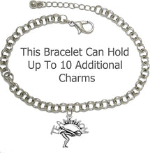 Swim Team Mom, Swimming Bracelet, Adjustable Hypoallergenic, Safe-Nickel, Lead & Cadmium Free!