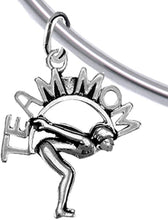 Swim Team Mom, Swimming Charm Adjustable Bracelet, Hypoallergenic, Safe-Nickel Free, No Poisonous Lead Or Cadmium