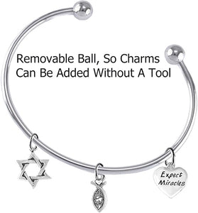 Messianic Christian Bracelet, Hypoallergenic, Safe-Nickel, Lead, Cadmium Free, Adjustable Bracelet
